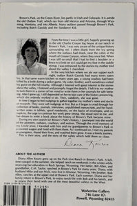 The Romantic And Notorious History Of Brown's Park Diana Allen Kouris SIGNED