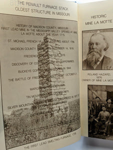 Historical Madison County Missouri State Local History 1818-1989 Genealogy Book