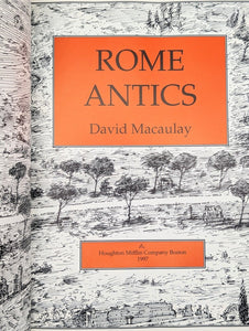 Rome Antics by David Macaulay First 1st Edition 1997 Hardcover Picture Book DJ