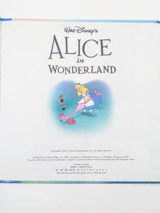 Walt Disney Alice In Wonderland Childrens Classic Kids Picture Book 1st Edition