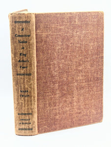 A Connecticut Yankee In King Arthur's Court By Mark Twain Vintage Novel Book HC