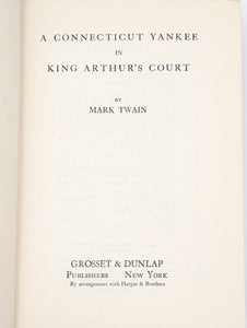 A Connecticut Yankee In King Arthur's Court By Mark Twain Vintage Novel Book HC