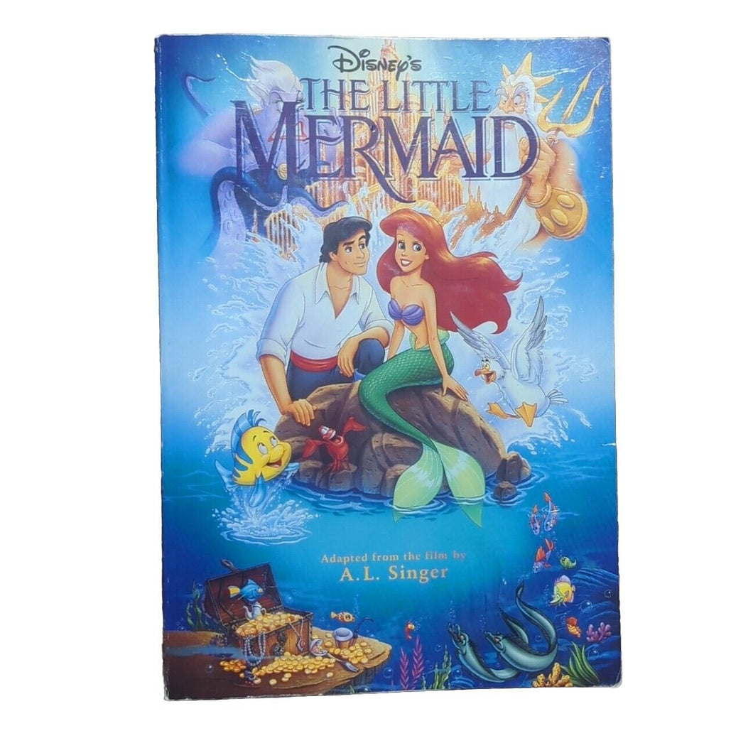 Disney The Little Mermaid 1993 Original Movie Tie In Book Color Photos Novel