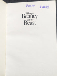 Disney Beauty and the Beast 1992 Original Movie Tie In Book Color Photos Novel
