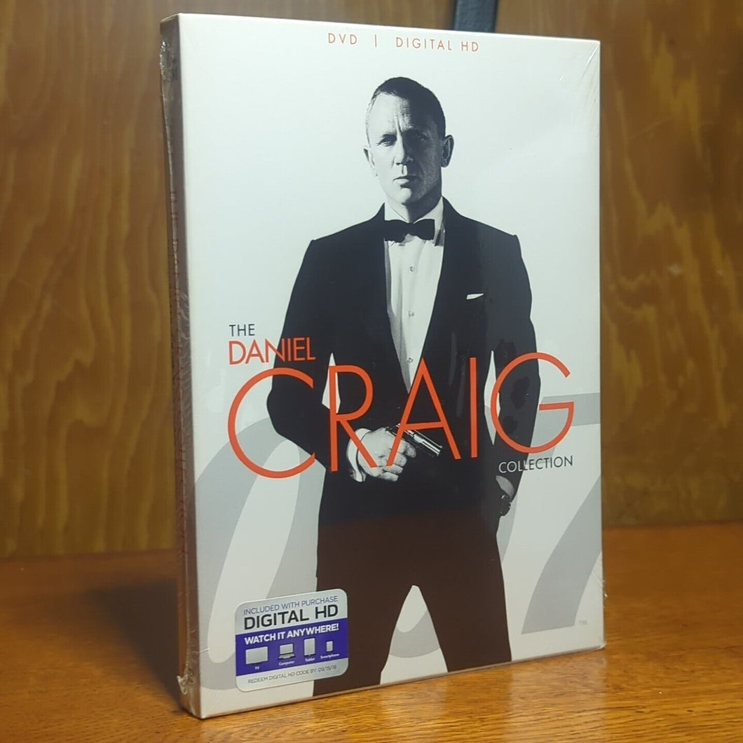 Daniel Craig 007 James Bond Movie Collection SEALED DVD Casino Royale Skyfall
