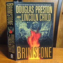 Load image into Gallery viewer, SIGNED Brimstone by Lincoln Child Douglas Preston 1st Edition Pendergast Series
