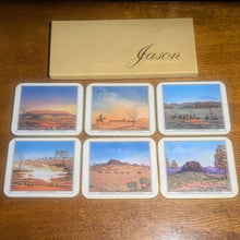 Load image into Gallery viewer, Vintage Jason Placement Coaster Australia Jack Absalom Art Set Of 6 Cork Back
