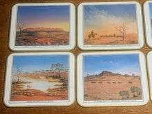 Load image into Gallery viewer, Vintage Jason Placement Coaster Australia Jack Absalom Art Set Of 6 Cork Back
