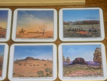 Load image into Gallery viewer, Vintage Jason Placement Coaster Australia Jack Absalom Art Set Of 6 Cork Back
