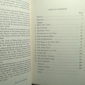 The Evansville Indiana IN Story Local City History Book Pictures James E Morlock