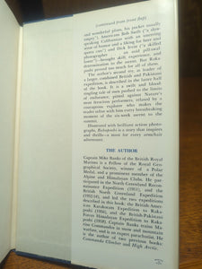 Mount Mt Rakaposhi Mike Banks Mountaineer Mountain Climbing Expedition Book