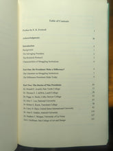 Load image into Gallery viewer, SIGNED 9 University Presidents Who Saved Their Institutions Dr Edward Kormondy
