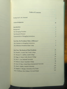 SIGNED 9 University Presidents Who Saved Their Institutions Dr Edward Kormondy