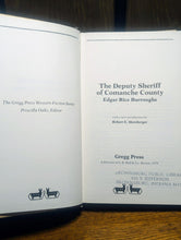 Load image into Gallery viewer, The Deputy Sheriff Of Comanche County Edgar Rice Burroughs Hardcover Gregg Press
