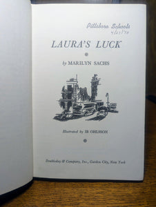Laura's Luck Marilyn Sachs First 1st Edition 1965 Vintage Hardcover Novel Book