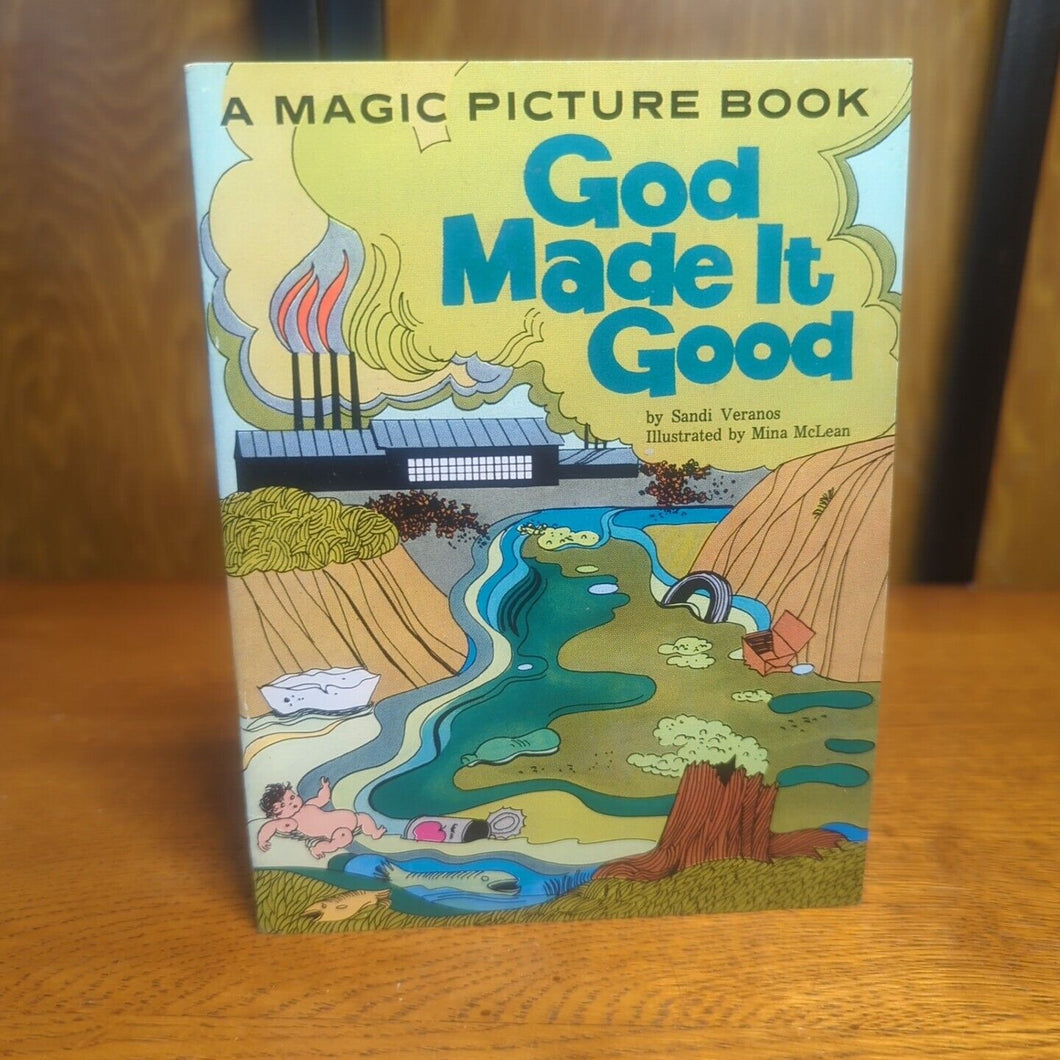 Vintage Childrens Kids Christian Magic Picture Book Series God Made It Good 1972