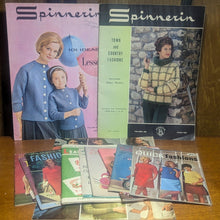 Load image into Gallery viewer, Vintage Spinnerin Coats and Clark Learn How to Knitting Crochet Pattern Book Lot
