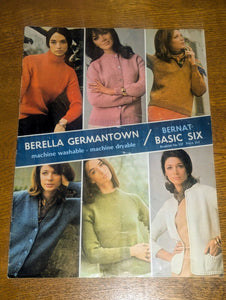 Vintage Spinnerin Coats and Clark Learn How to Knitting Crochet Pattern Book Lot