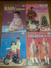 Load image into Gallery viewer, Vintage Spinnerin Coats and Clark Learn How to Knitting Crochet Pattern Book Lot
