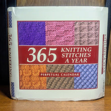 Load image into Gallery viewer, 365 Knitting Stitches Year Book For Beginners Advanced Knit Guide Desk Calendar
