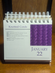 365 Knitting Stitches Year Book For Beginners Advanced Knit Guide Desk Calendar