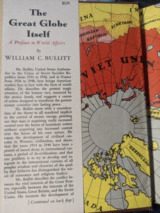 The Great Globe Itself Book By William C. Bullitt 1946 US Ambassador USSR France