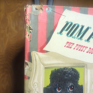 Pom Pom The Fuzzy Dog Wuzzy Rare Book Vintage Whitman 1947 Virginia Cunningham