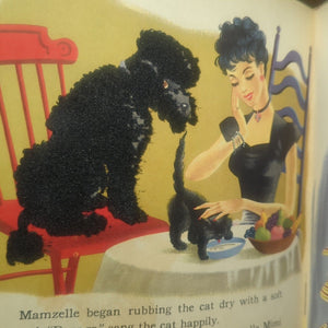 Pom Pom The Fuzzy Dog Wuzzy Rare Book Vintage Whitman 1947 Virginia Cunningham