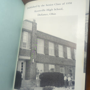 1958 1959 Sohiray Ayersville Local Vintage High School Yearbook Defiance Ohio