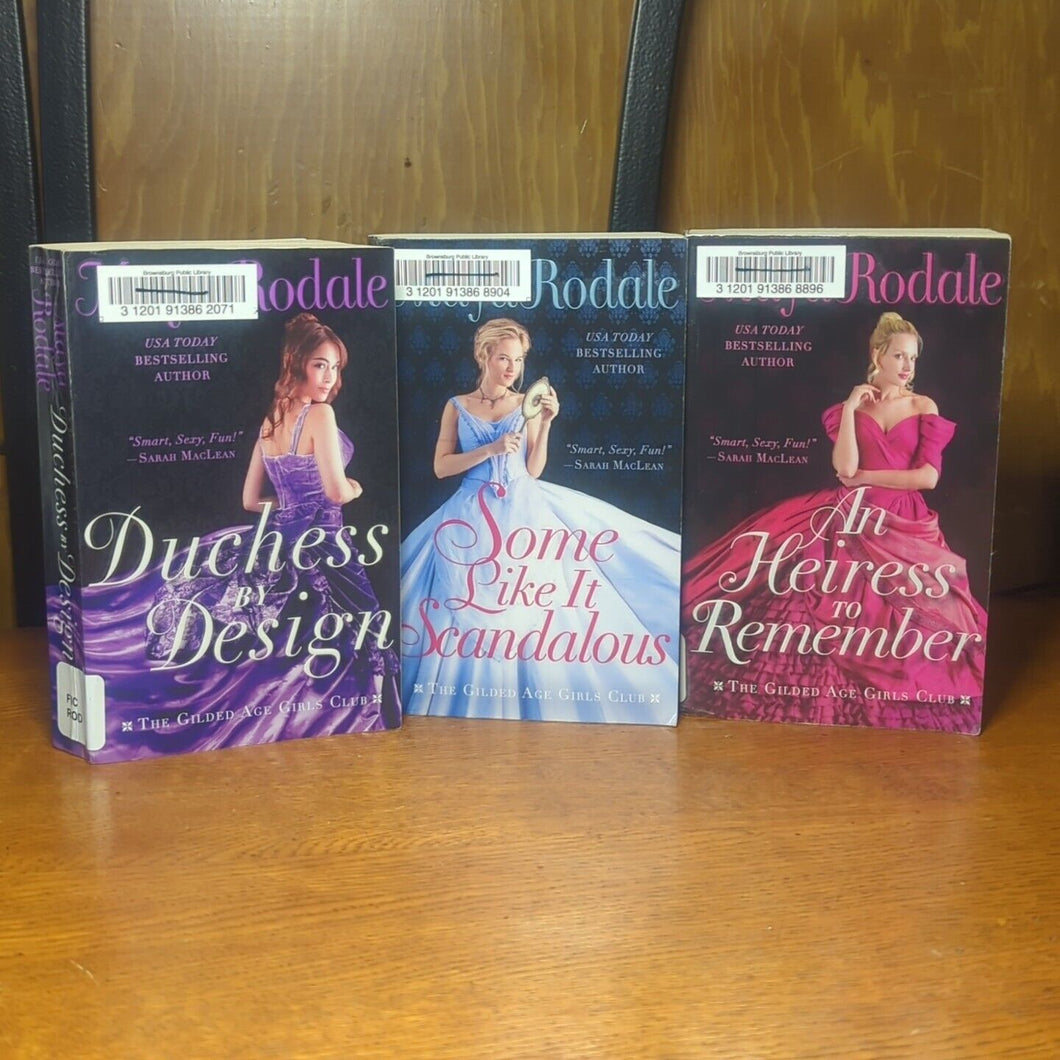 Duchess By Design Gilded Age Girls Club Series Trilogy Set Lot 1 2 3 Maya Rodale