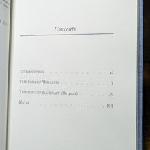 Load image into Gallery viewer, The Song Of William La Chanson Chancun de Guillaume Poem Book Edward Noble Stone
