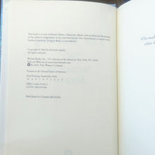 Load image into Gallery viewer, Nicholas Sparks Book Hardcover Hardback Novel Lot The Wedding First 1st Edition

