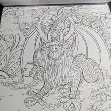 Load image into Gallery viewer, MAGICAL BEASTS Mythical Creatures Unicorn Fantasy Dragon COLORING Book For Adult
