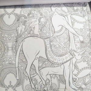 MAGICAL BEASTS Mythical Creatures Unicorn Fantasy Dragon COLORING Book For Adult