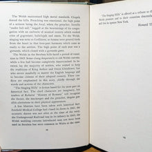 Load image into Gallery viewer, The Singing Hills Howard Thomas Signed 1st Edition Welsh Settlers New York Book
