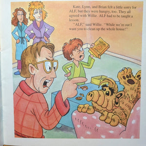 Vintage Alf TV Show Collectible 1980s Cartoon Kids Picture Book Mission To Mars