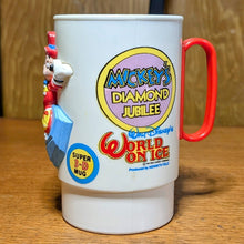 Load image into Gallery viewer, Vintage Walt Disney Mickey&#39;s Diamond Jubilee World On Ice 3D Mug Cup Collectible
