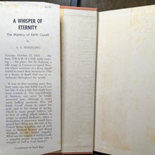 Load image into Gallery viewer, A Whisper Of Eternity A A Hoehling Nurse Edith Cavell Biography Death WWI Book
