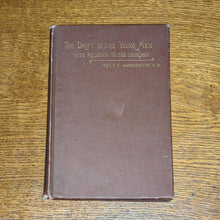 Load image into Gallery viewer, The Drift Of The Young Men With Relation To The Churches Rev C E Harrington Book
