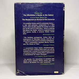 The Restaurant At The End Of Life The Universe And Everything Douglas Adams Lot