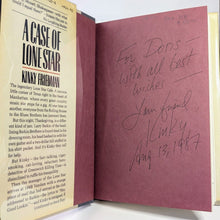 Load image into Gallery viewer, A Case of Lone Star Kinky Friedman SIGNED Book First 1st Edition Hardcover Novel
