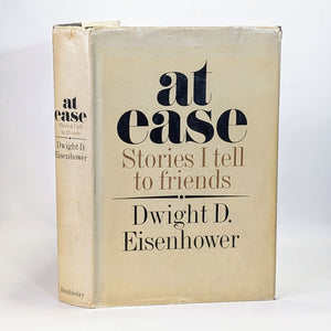At Ease Dwight D Eisenhower 1st Edition Vintage Memoir Autobiography Book 1967