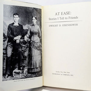 At Ease Dwight D Eisenhower 1st Edition Vintage Memoir Autobiography Book 1967
