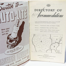 Load image into Gallery viewer, AAA American Automobile Association Club Vintage Automobilia Directory Book 1947
