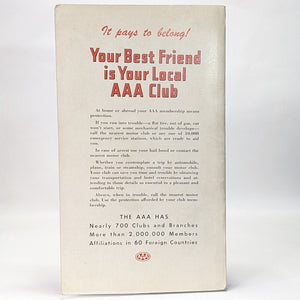 AAA American Automobile Association Club Vintage Automobilia Directory Book 1947