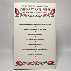 Vintage Pennsylvania Dutch Cookbook Fine Old Recipes Amish Mennonite 1979