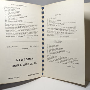 Let Us Give Thanks Vintage Mooresville Christian Church Indiana IN Old Cookbook
