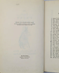 The Favorite Uncle Remus Stories By Joel Chandler Harris 1st First Edition 1948