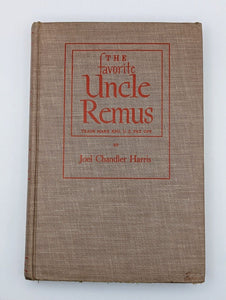 The Favorite Uncle Remus Stories By Joel Chandler Harris 1st First Edition 1948