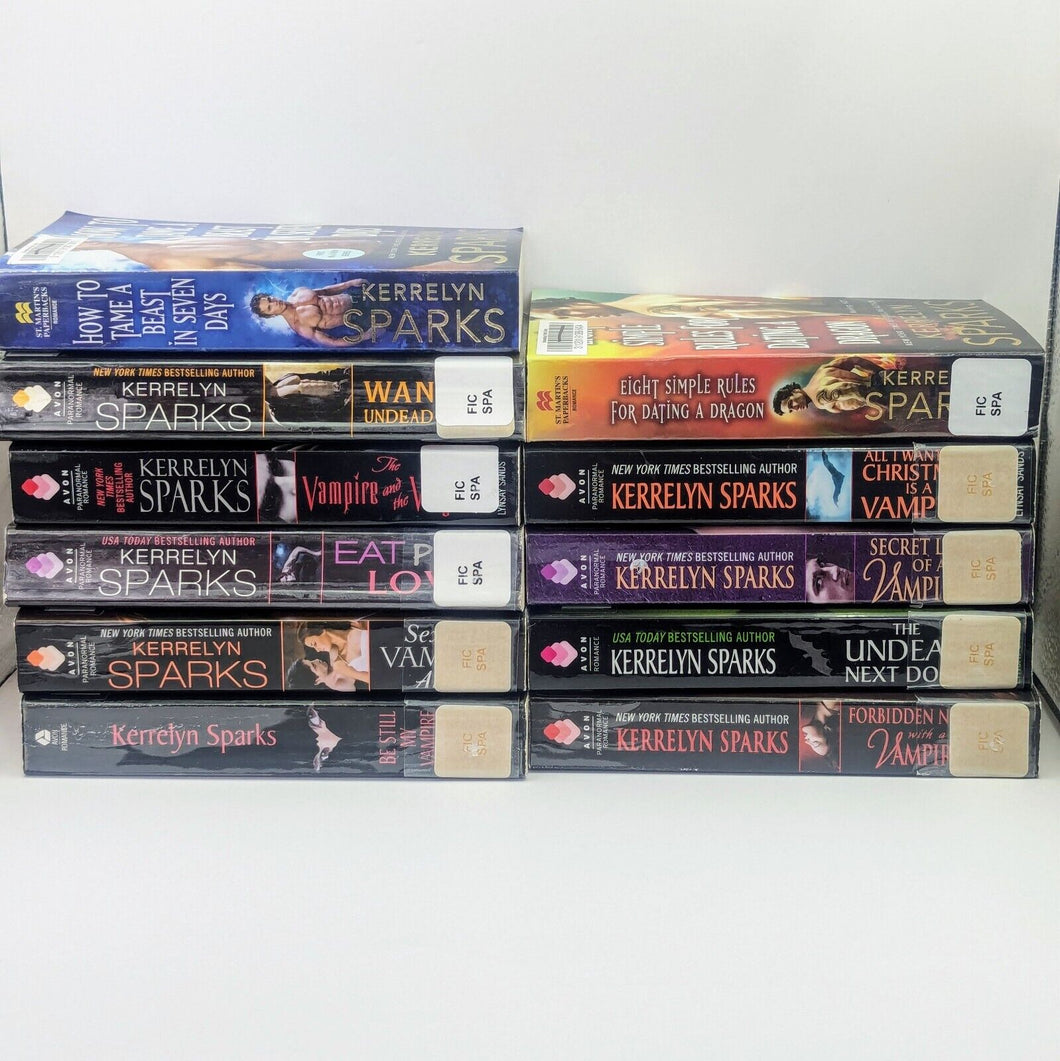 Kerrelyn Sparks Vampire Paranormal Romance Novel 11 Book Lot Embraced Series